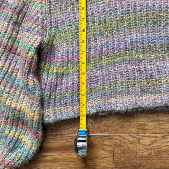 ASOS Topshop Women’s Knit Space Dye Rollneck Pullover Sweater Size 8-10 Medium - Picture 4 of 14